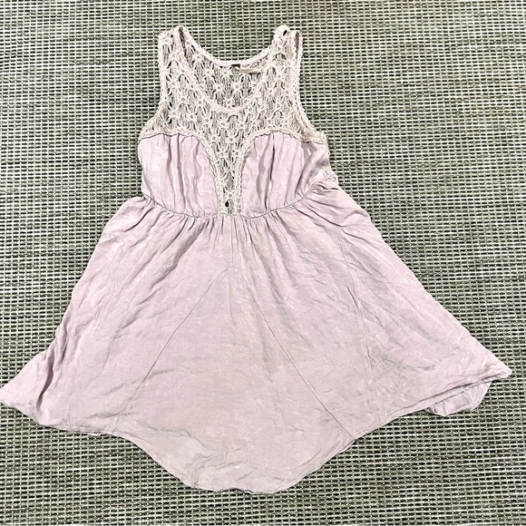 Free People Dresses & Skirts - Free People Purple Lace Dress Size L